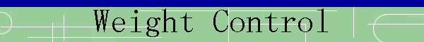 Weight Control